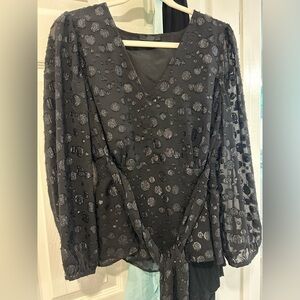 J Crew top with bow - Size M